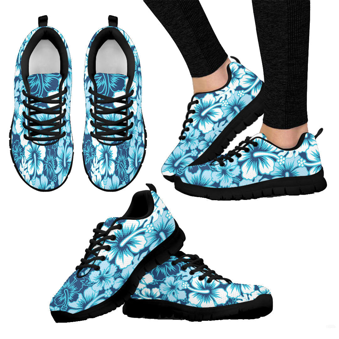 Sneaker Surf Floral Hibiscus Seamless Pattern