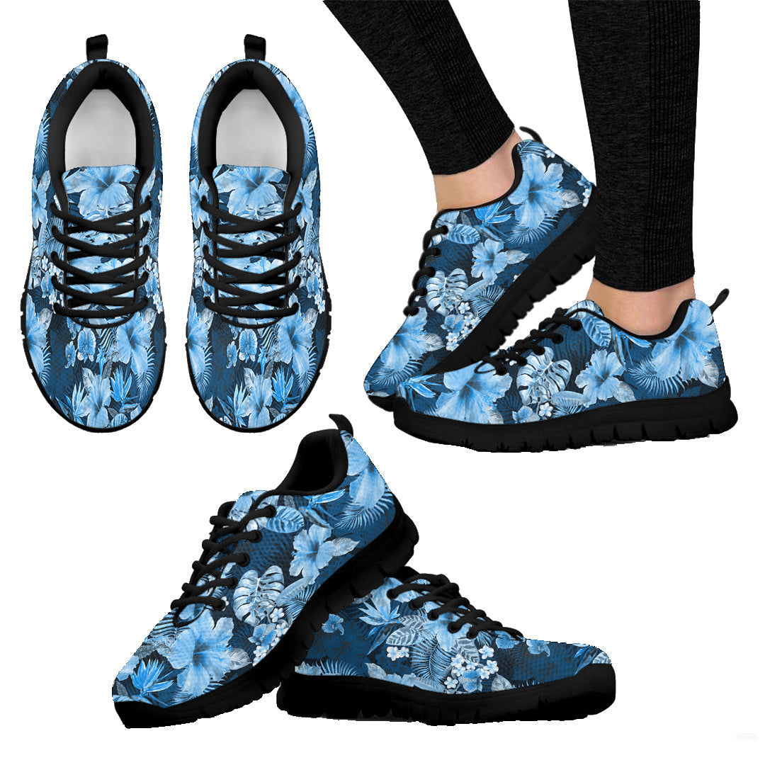 Sneaker Tropic Pattern Beautiful Collage Floral