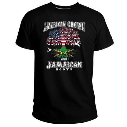 Jamaica T Shirt American Grown With Jamaica Roots