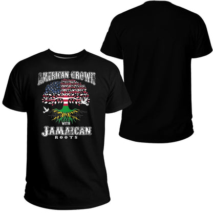 Jamaica T Shirt American Grown With Jamaica Roots