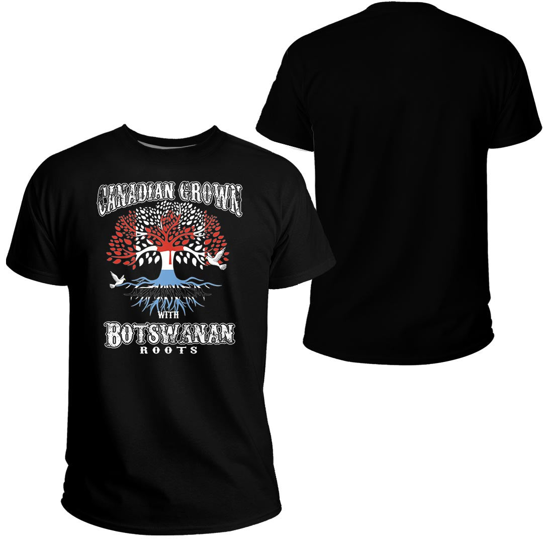 Botswana T Shirt Canadian Grown With Botswana Roots