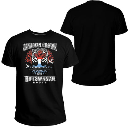 Botswana T Shirt Canadian Grown With Botswana Roots