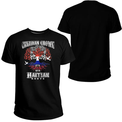 Haiti T Shirt Canadian Grown With Haiti Roots