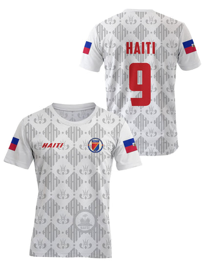 T Shirt Custom Haiti Soccer Style T Shirt