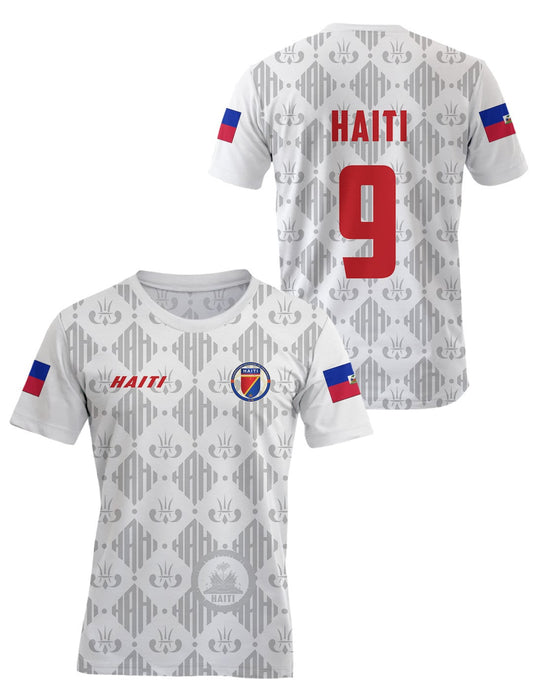 T Shirt Custom Haiti Soccer Style T Shirt