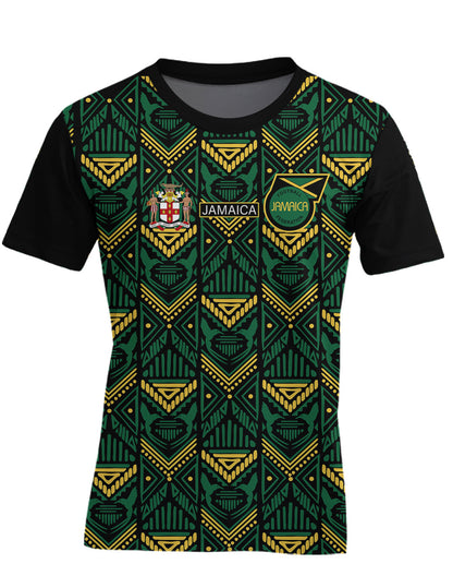 T Shirt Custom Jamaica Soccer Style T Shirt