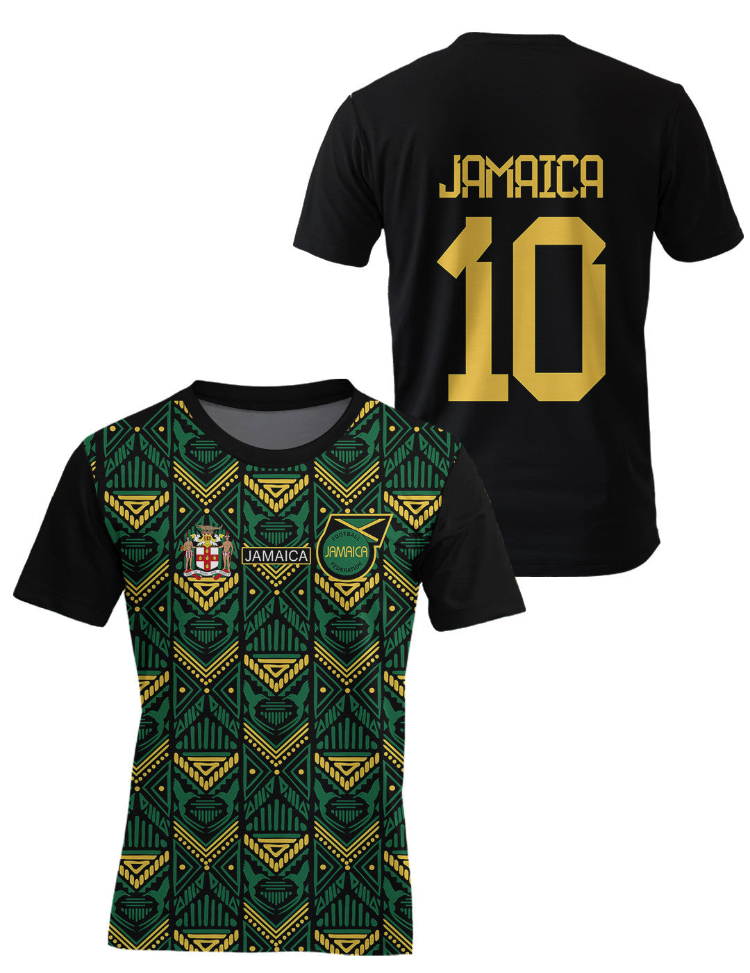T Shirt Custom Jamaica Soccer Style T Shirt