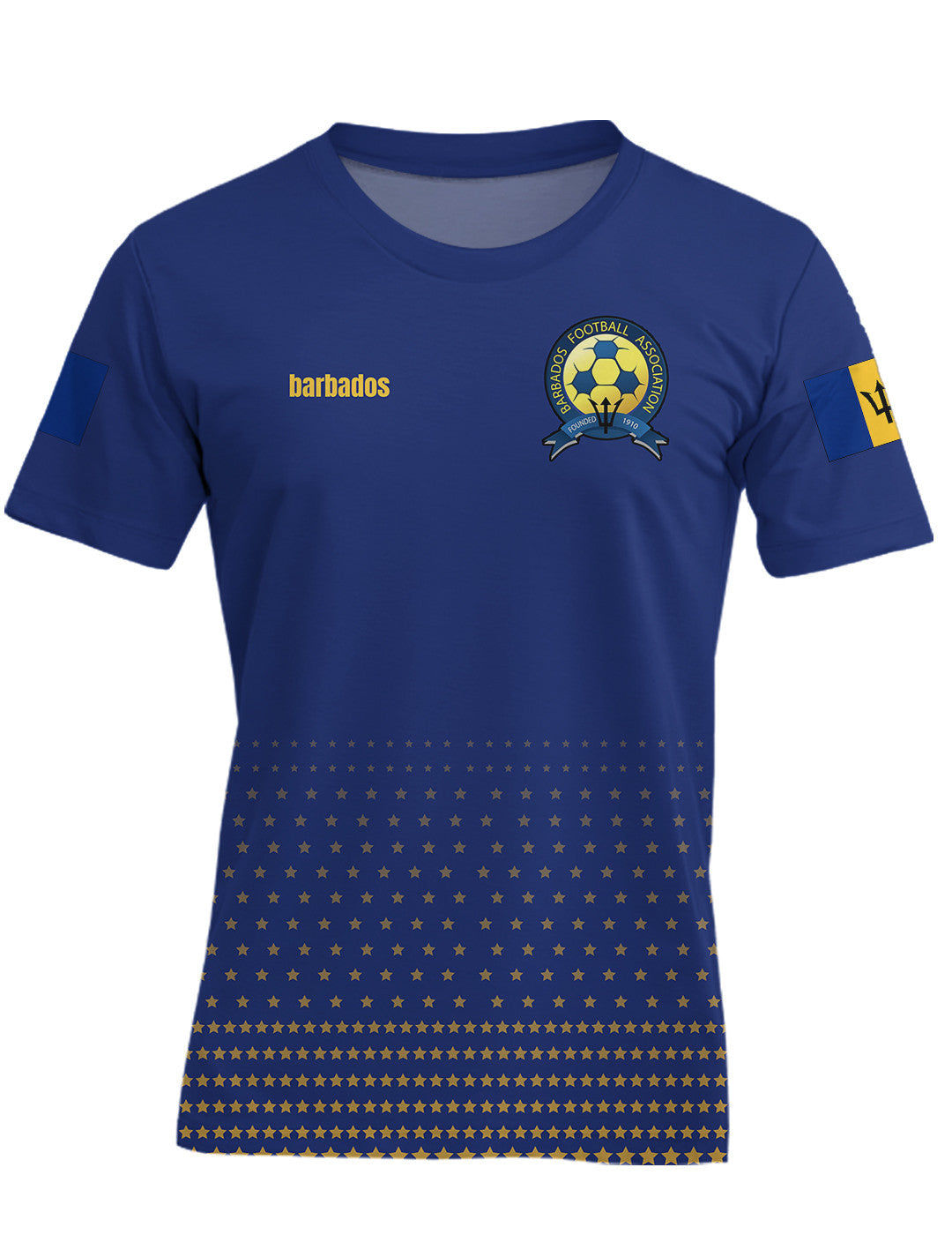 T Shirt Custom Barbados Soccer Style T Shirt