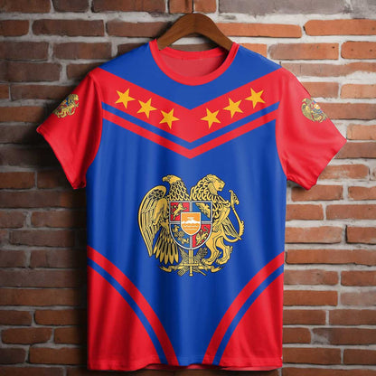 T Shirt Armenia Flag Star Style T Shirt
