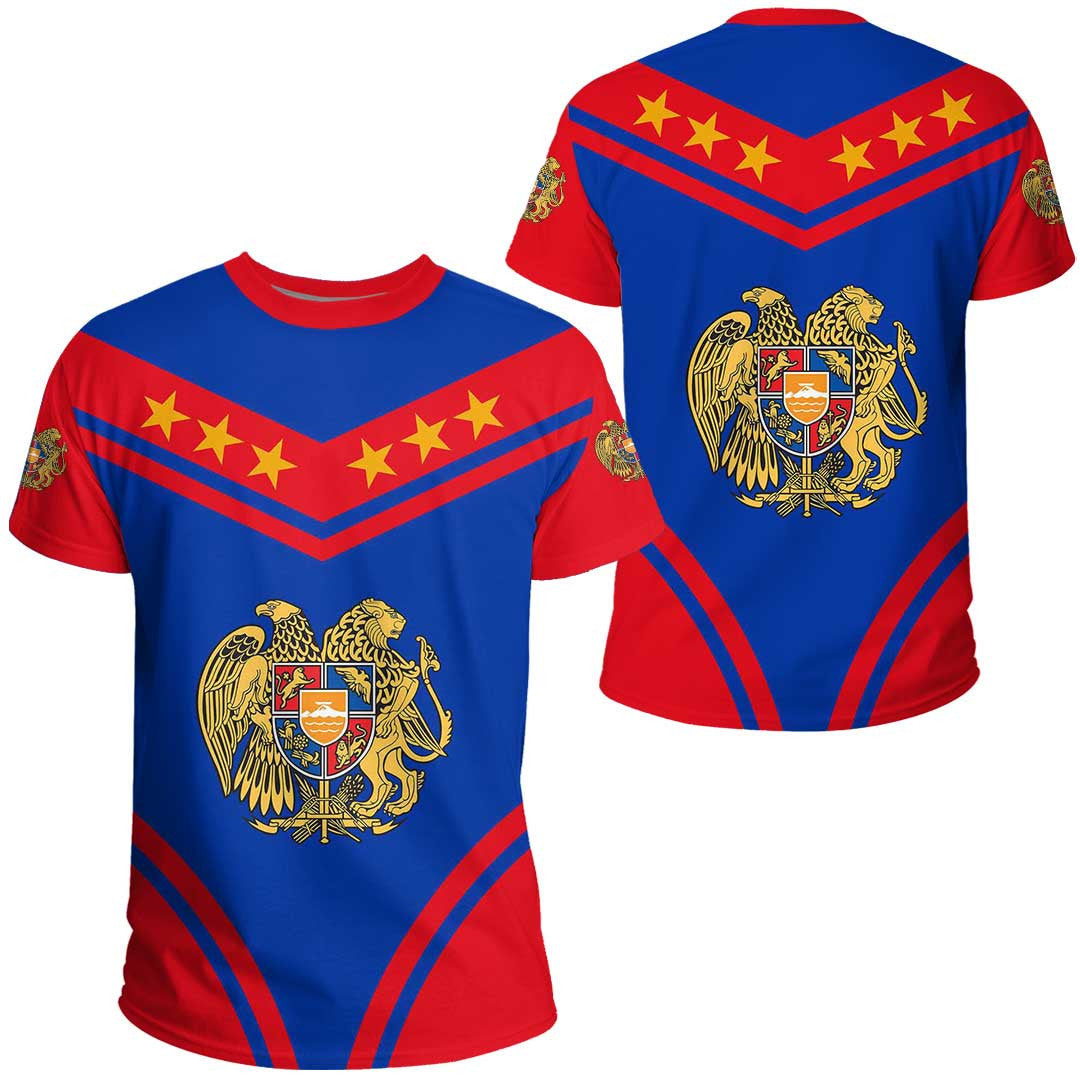 T Shirt Armenia Flag Star Style T Shirt