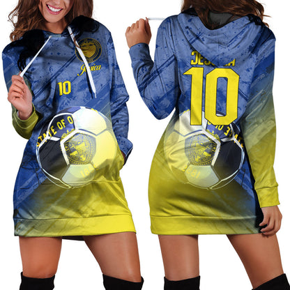 Oregon Soccer Hoodie Dress Custom Female Football Fans