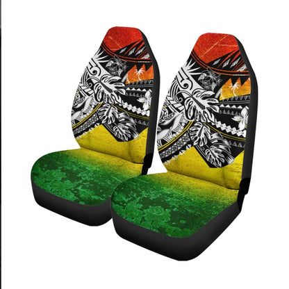 Chuuk State Car Seat Cover The Flow Of Ocean Reggae Color