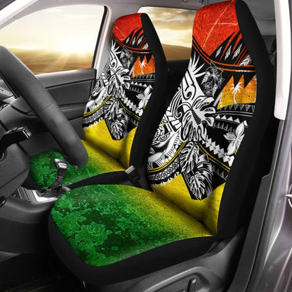 Maori 2021 Car Seat Covers Purple Aotearoa Tattoo