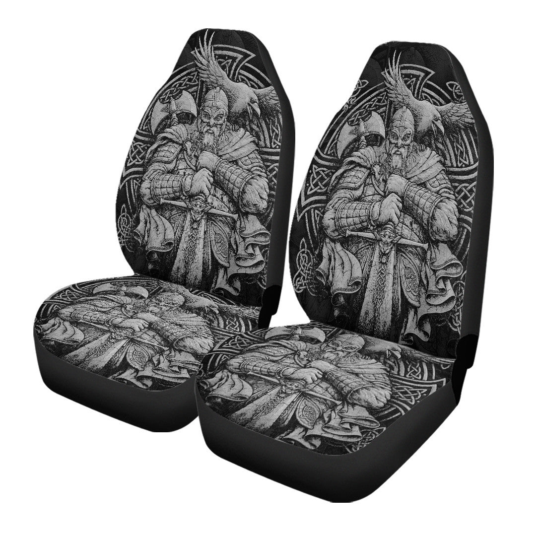 Car Seat Cover Viking Odin Tattoo And Raven Car Seat Cover