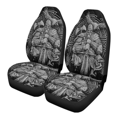 Car Seat Cover Viking Odin Tattoo And Raven Car Seat Cover