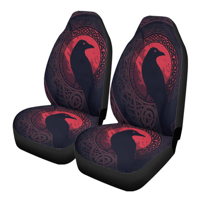 Car Seat Cover Viking Raven And Celtic Blood Style Car Seat Cover