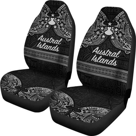 Austral Islands Tribal Tattoo Car Seat Cover