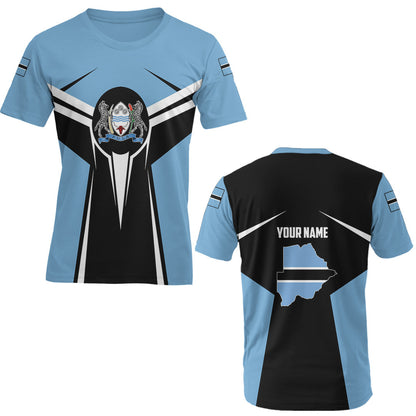 T Shirt Custom Botswana T Shirt Honor Style