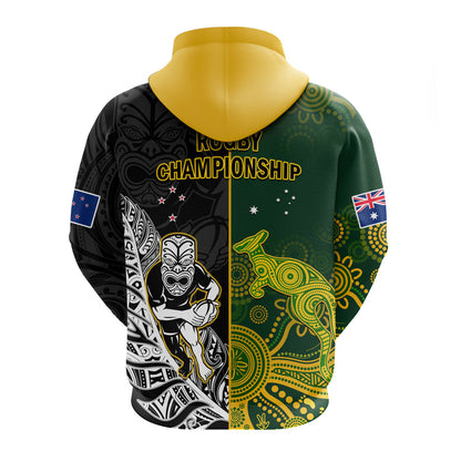 Australia Rugby Mix Aotearoa Rugby Hoodie Wallabies All Black Special Version