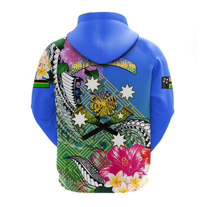 Australia South Sea Islanders Kanakas Hibiscus Polynesia Hoodie