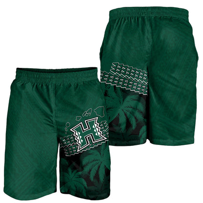 Hawaii Rainbow Warriors Men Shorts Laau Pama