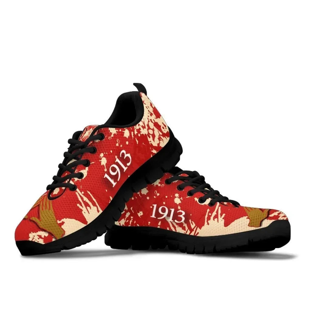 Shoes Delta Sigma Theta Sneakers Spaint Style