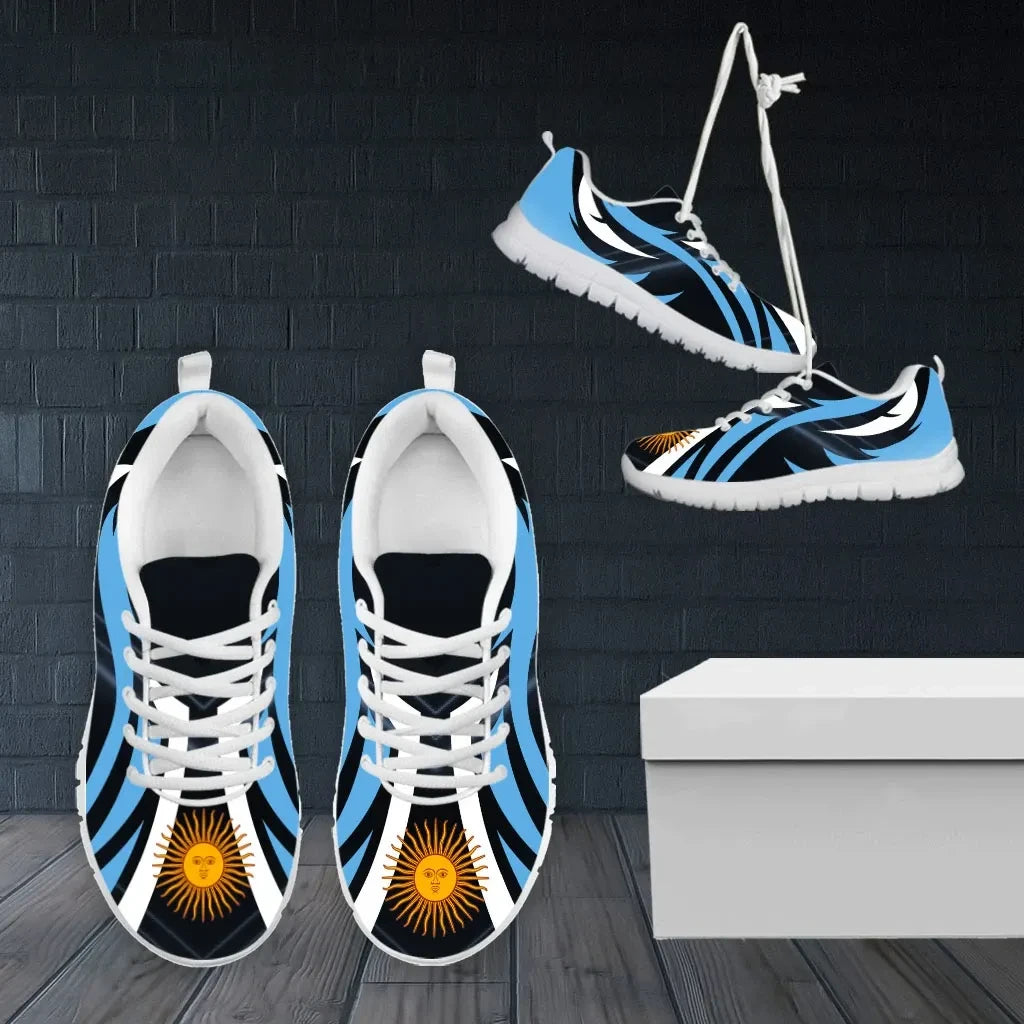 Argentina Sneakers Flag Color Line Style
