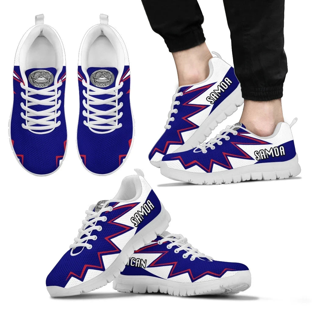 American Samoa Sneakers Thunder Style