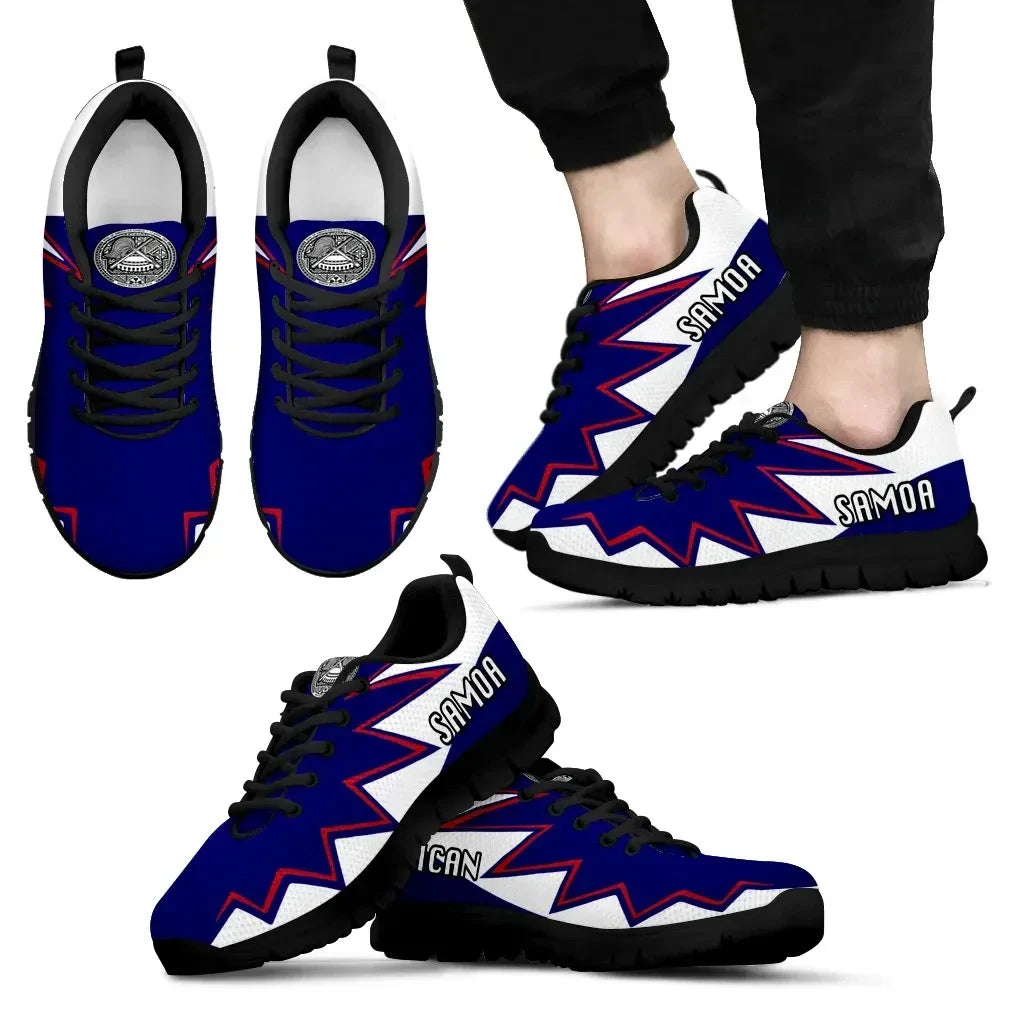 American Samoa Sneakers Thunder Style