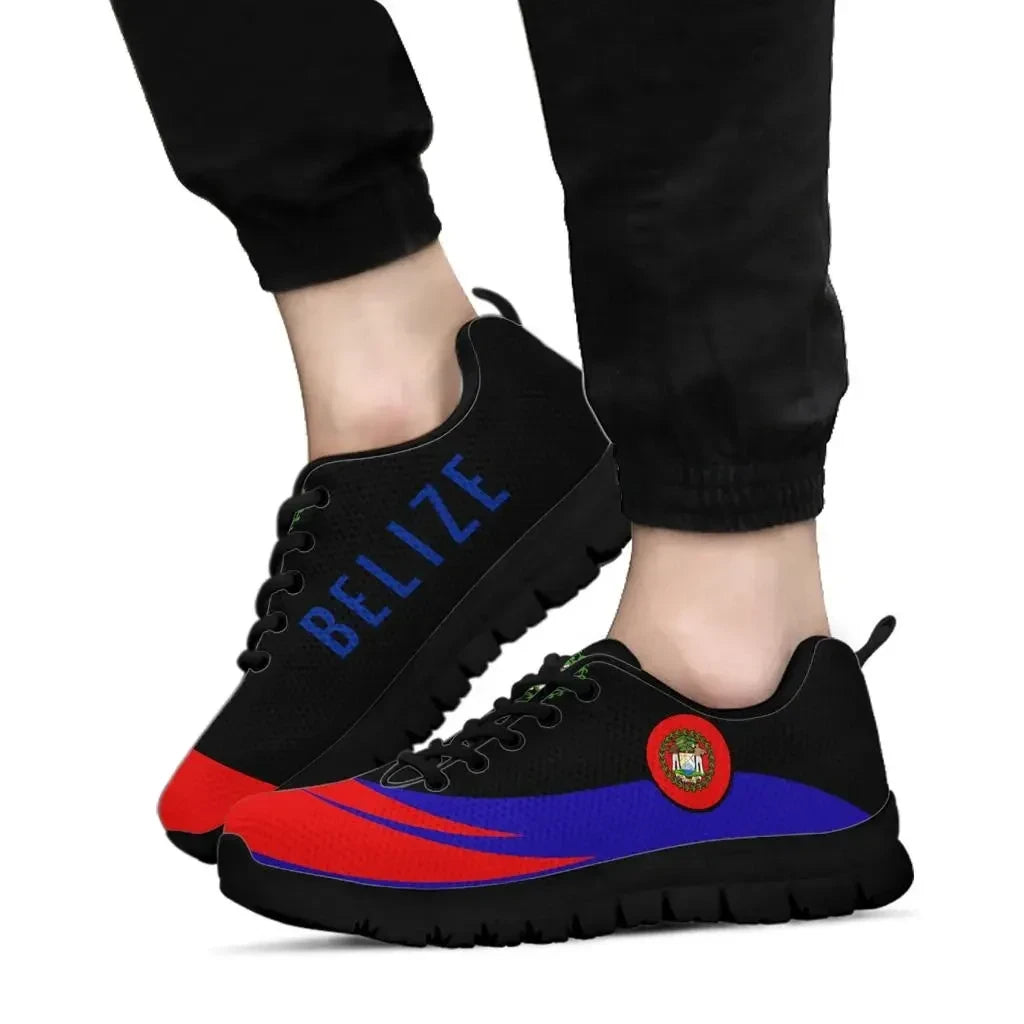 Belize Sneakers Flag Wave Style