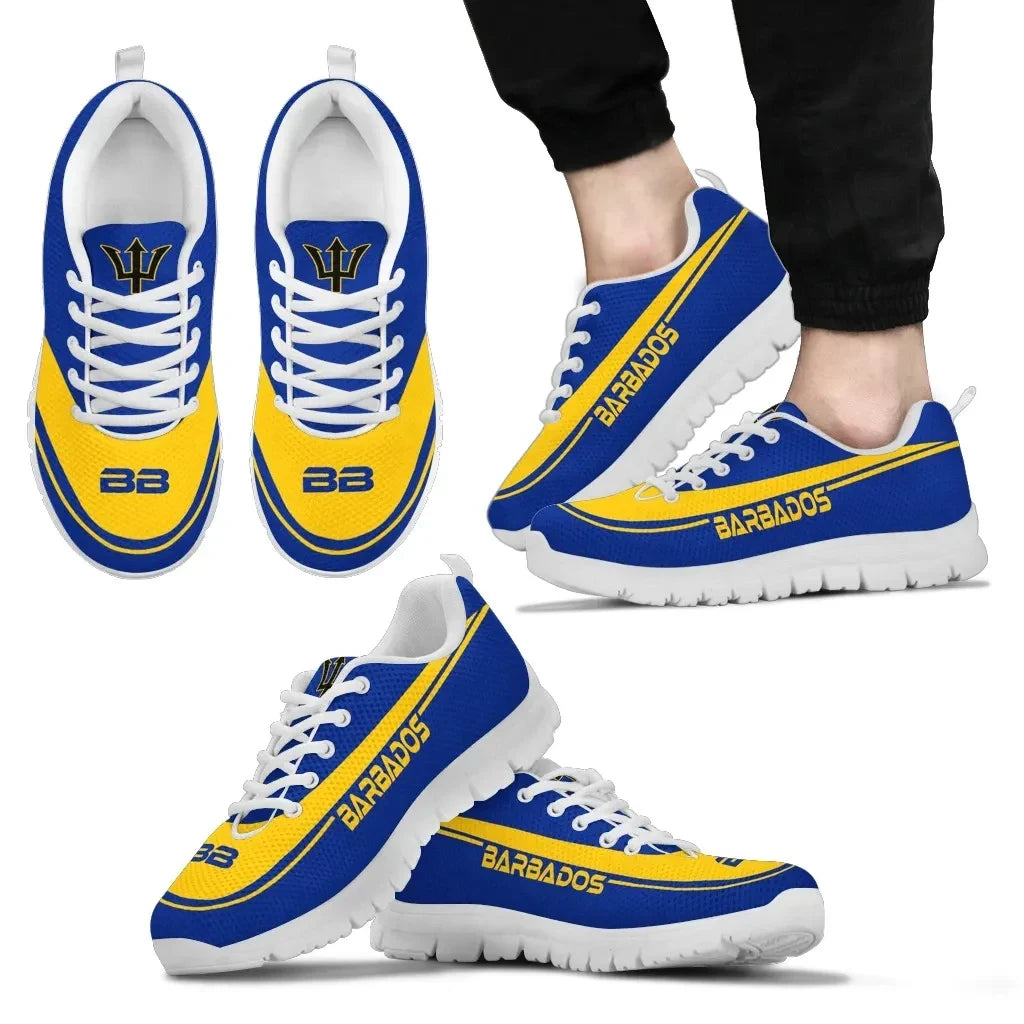 Barbados Sneakers For Men And Women Printed Sneakers