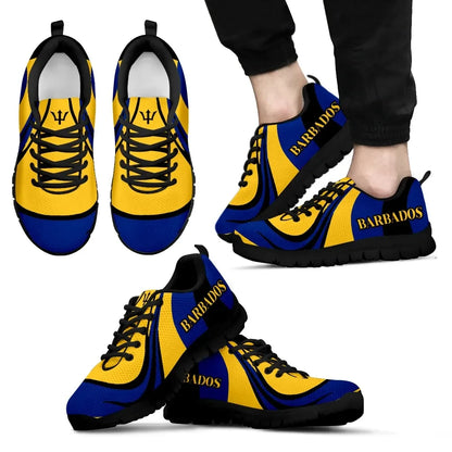 Barbados Flag Sneakers Cannon Style