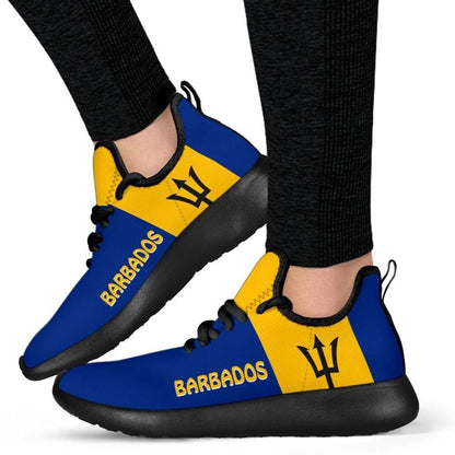 Barbados Sneakers Barbados Flag Style