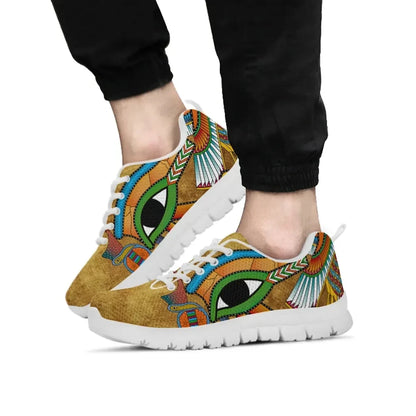 African Sneakers Egyptian Hieroglyphics and Gods Self Knowledge
