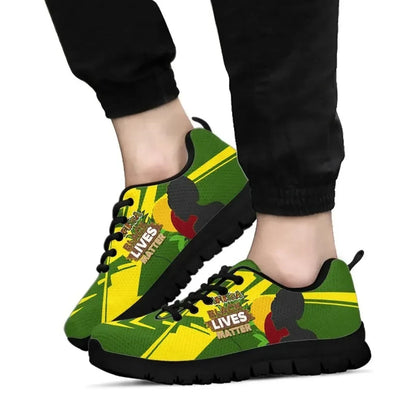 African Pride Sneakers Black Lives Matter, Happy Black History Month 2021