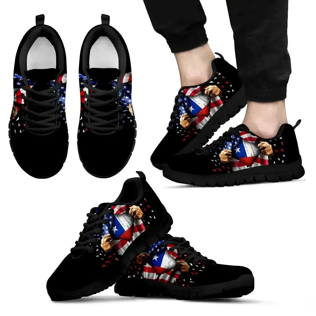 Chile Sneakers Open Hand Flag