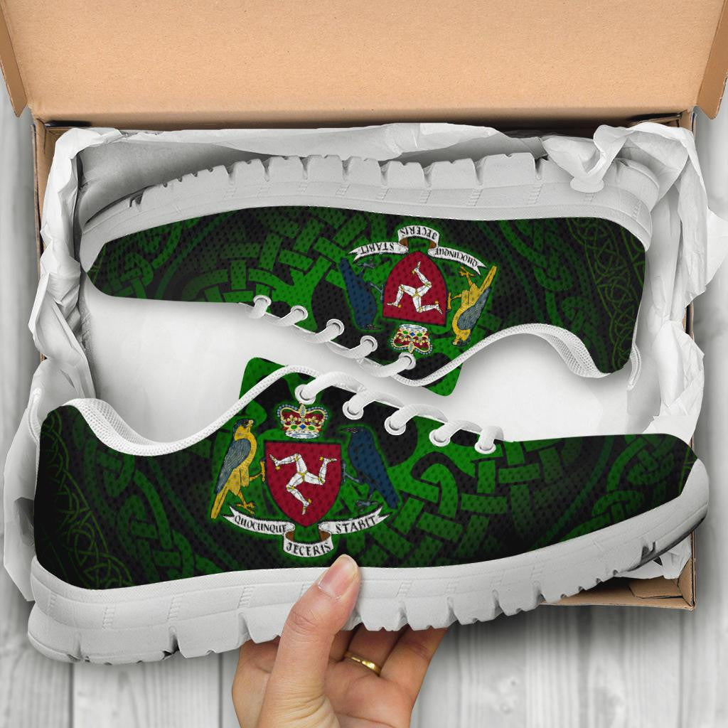 Celtic Sneakers Isle of Man Celtic Coat of Arms