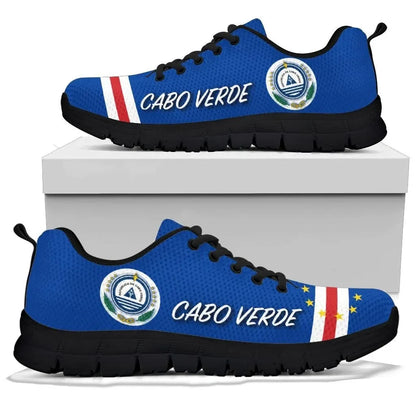 Cabo Verde Sneakers Cabo Verde Flag And Coat Of Arms