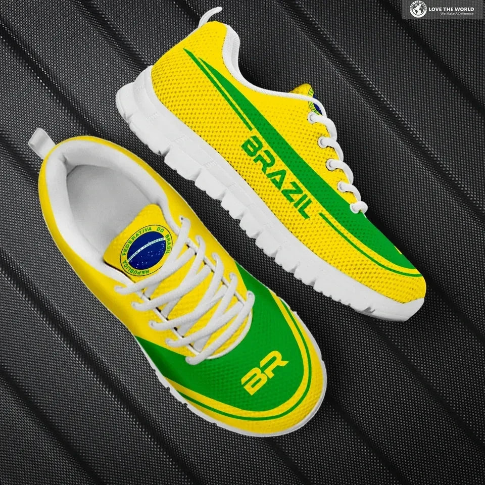 Brazil Sneaker For Men And Women Printed Sneakers