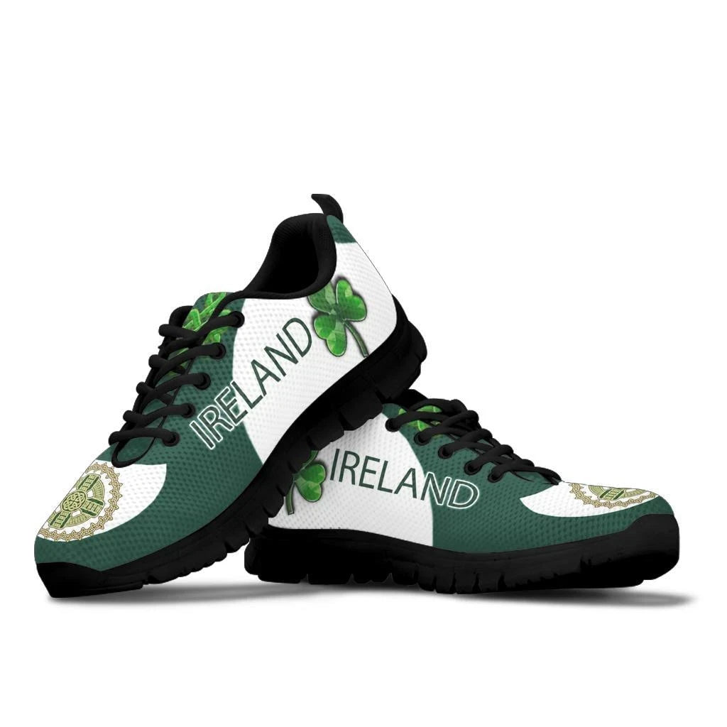 Celtic Sneakers Ireland Shamrock and Celtic Cross St. Patrick's Day