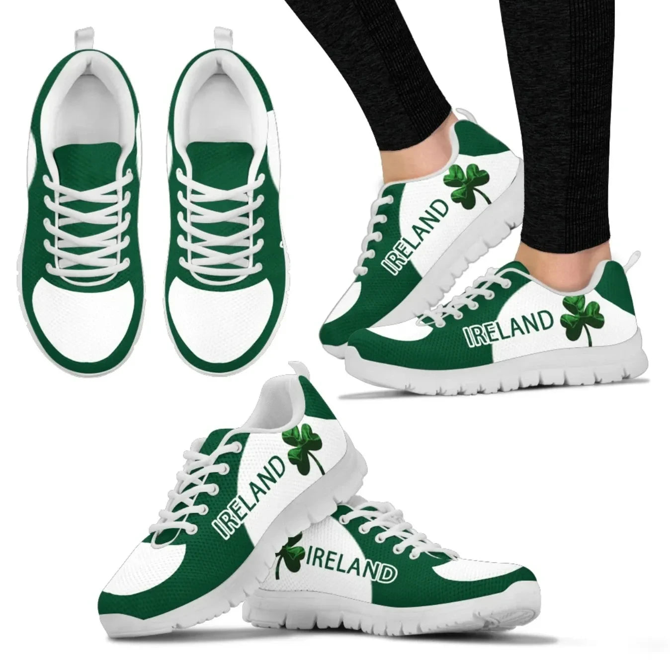 Celtic Sneakers Irish Shamrock Shoes St. Patrick's Day