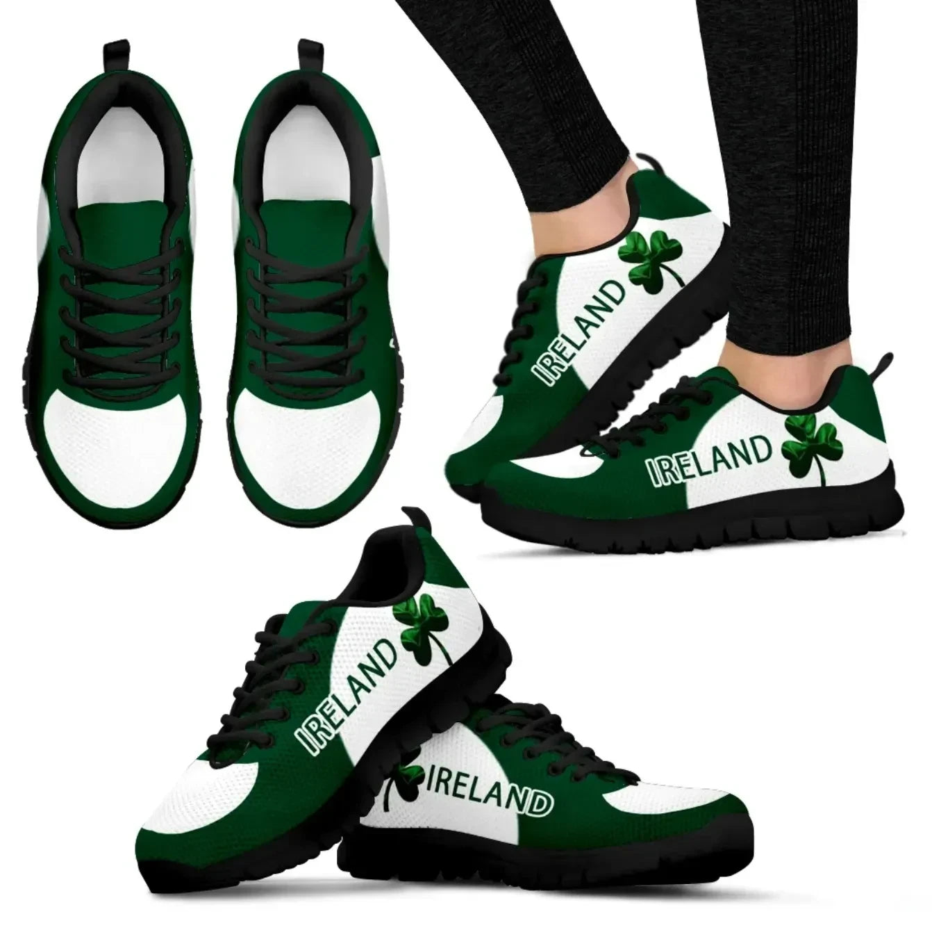Celtic Sneakers Irish Shamrock Shoes St. Patrick's Day