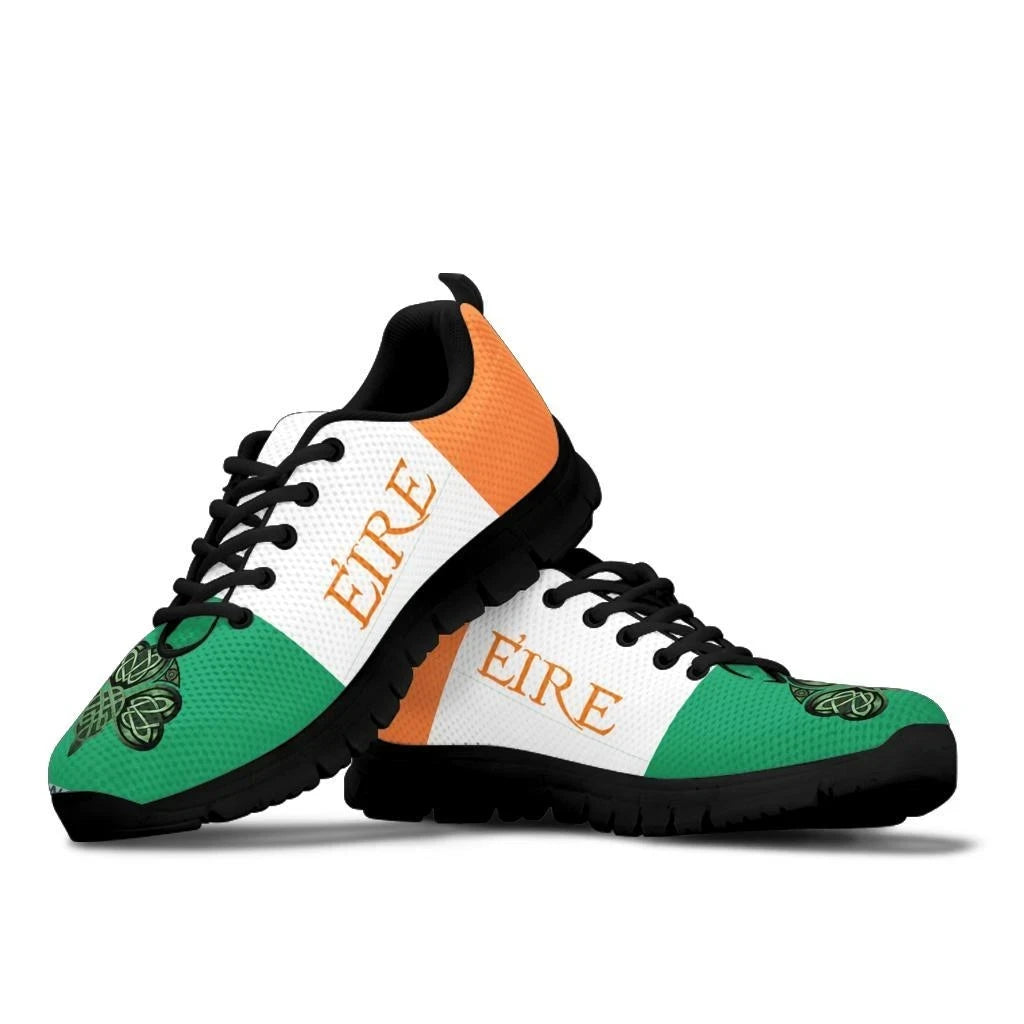 Celtic All Over Print Sneakers Irish Shamrock With Celtic Patterns