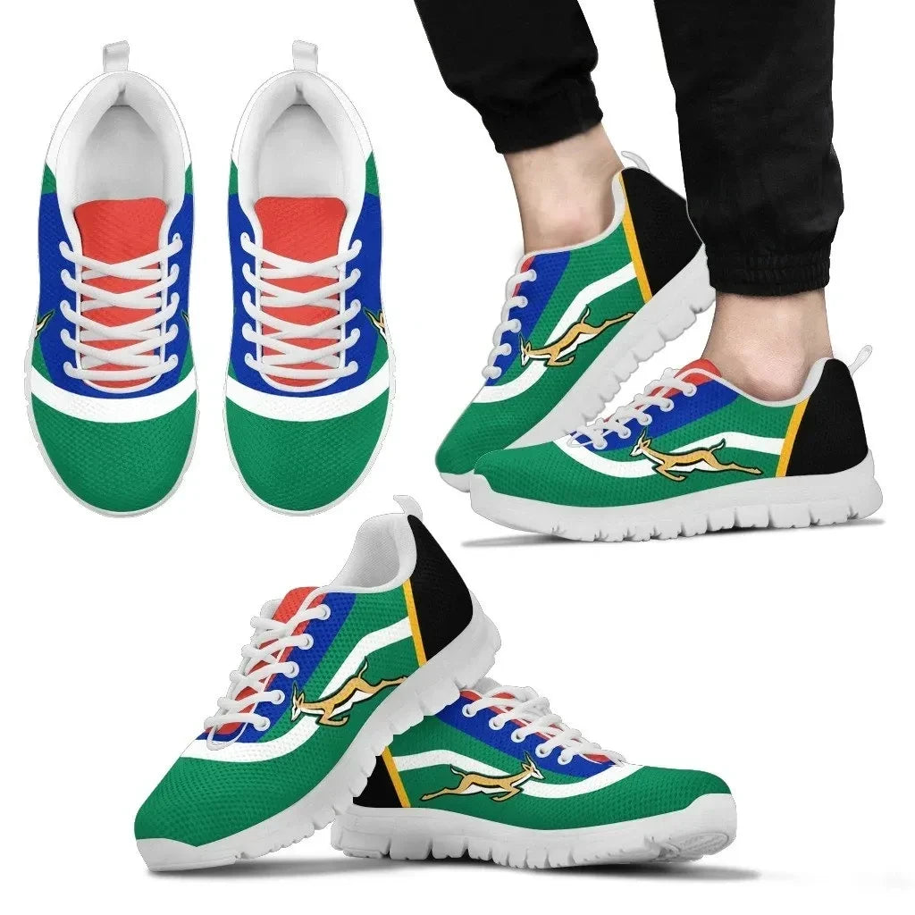 Sneakers South Africa Flag Springbok Sneakers