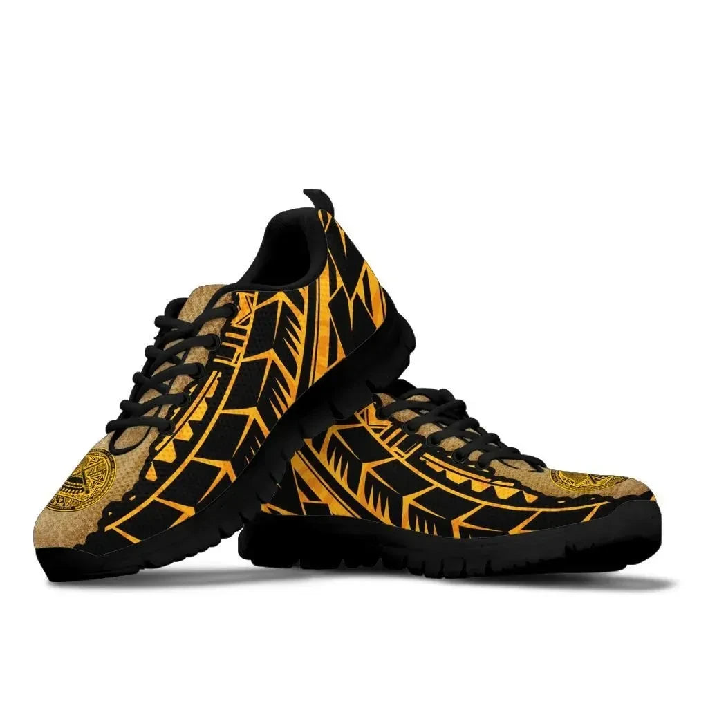 American Samoa Sneakers Polynesian Wild Style