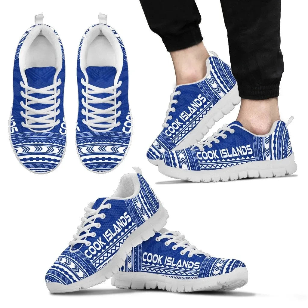 Cook Islands Sneakers Polynesian Chief Flag Version