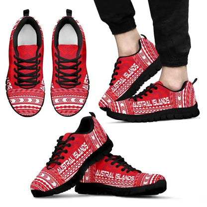 Austral Islands Sneakers Polynesian Chief Flag Version