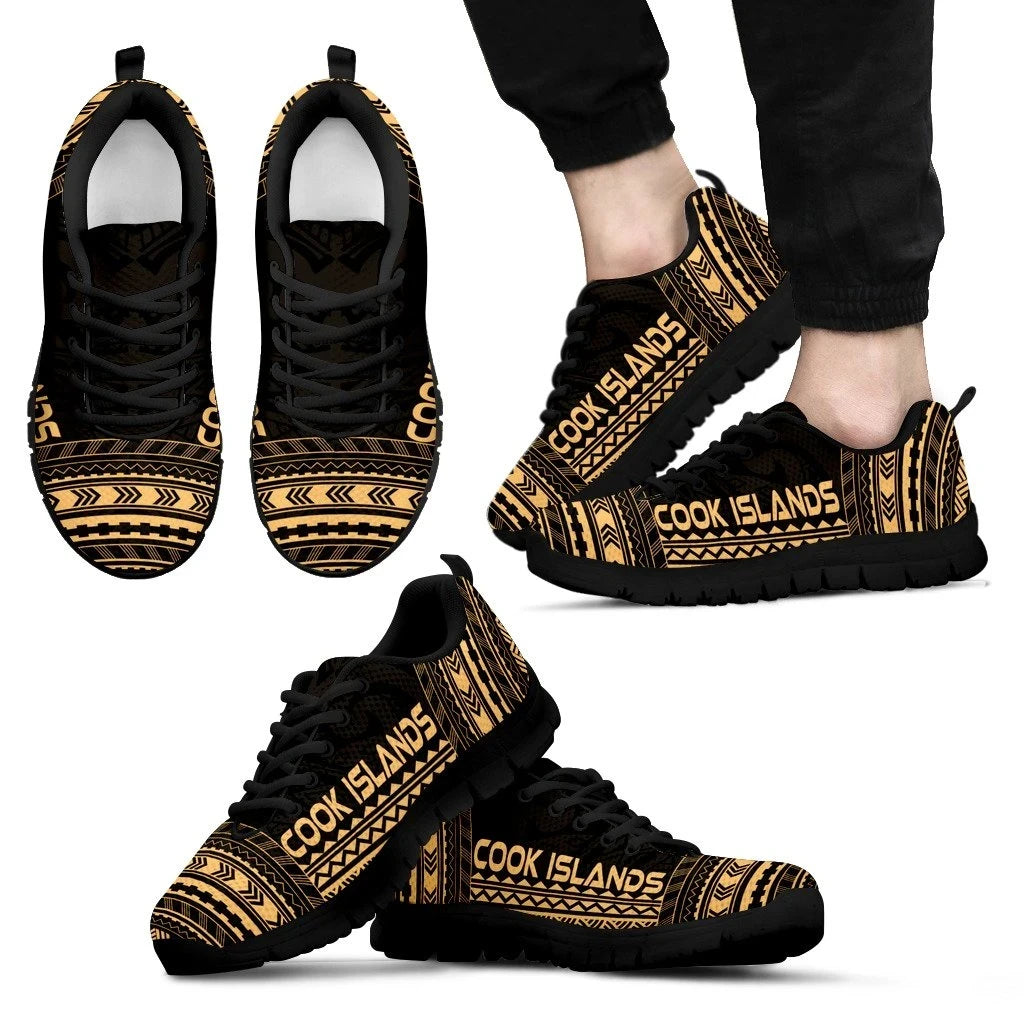 Cook Islands Sneakers Polynesian Chief Gold Version