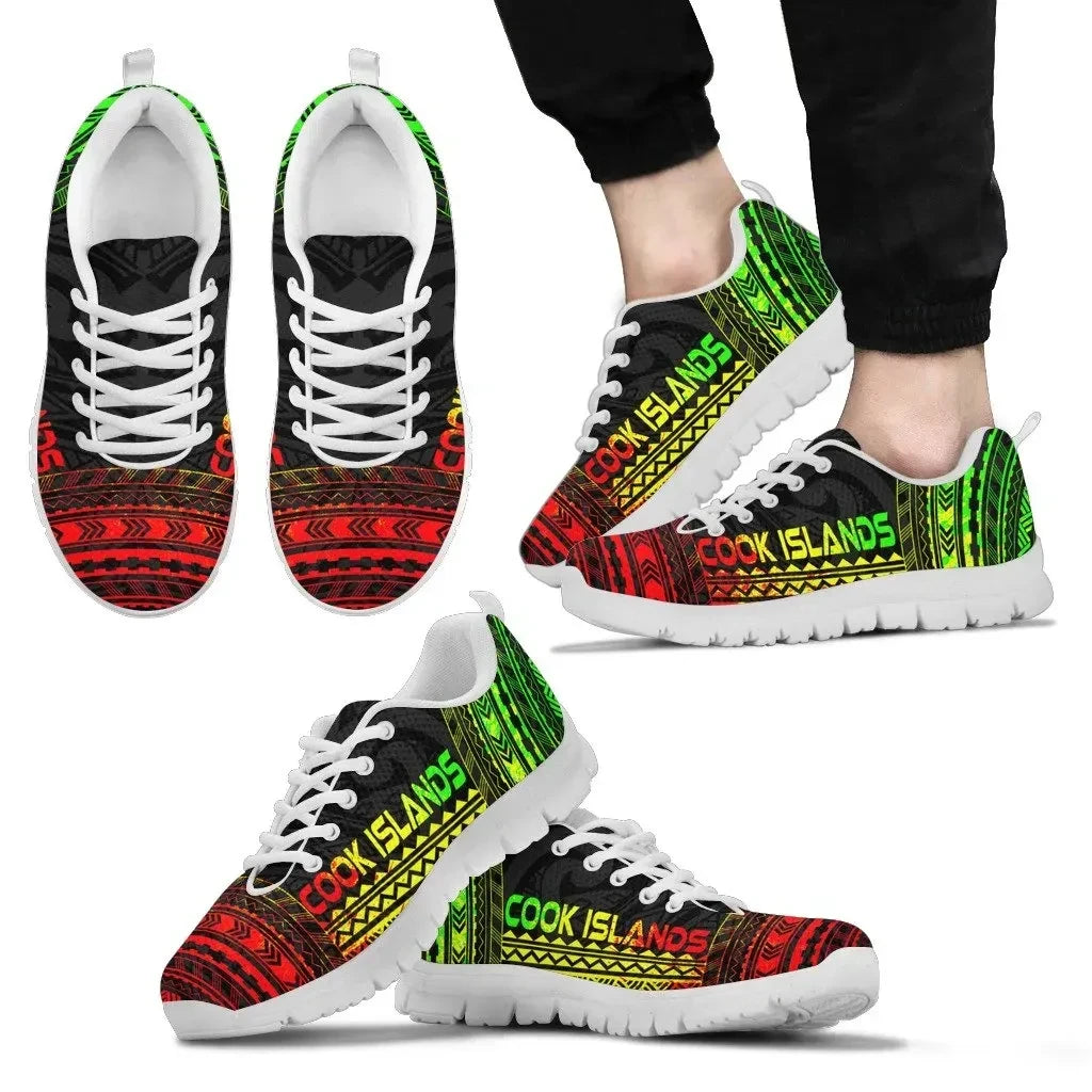 Cook Islands Sneakers Polynesian Chief Reggae Version