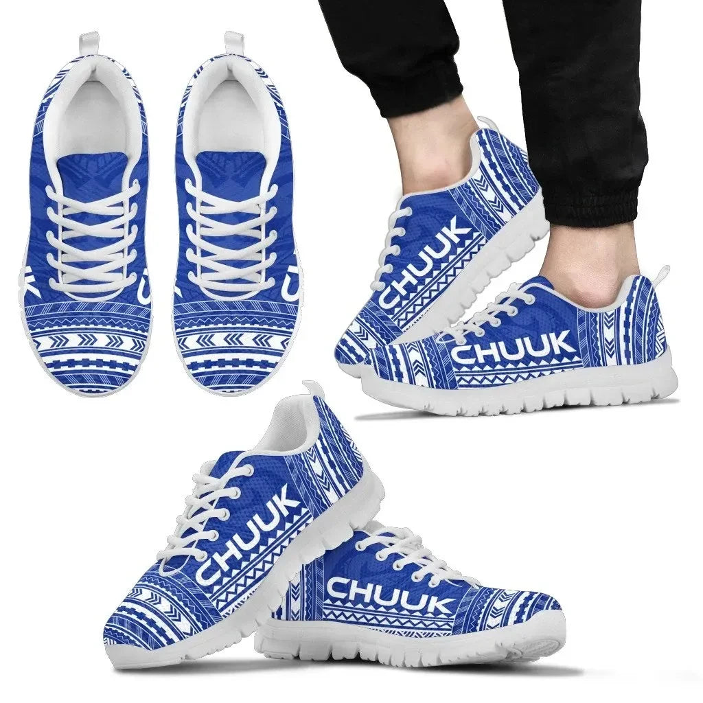 Chuuk Sneakers Polynesian Chief Flag Version